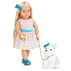 Our Generation Cadence & Cookie 18" Matching Doll & Pet Set