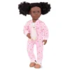 Our Generation Llama Pajama With Soft Plush Pajama Outfit For 18" Dolls