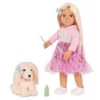 Our Generation Hattie & Bella 18" Doll & Pet Puppy Set