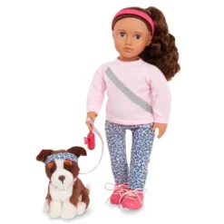 Our Generation Natalia & Nillie 18" Doll & Pet Training Set -Our Generation GUEST 3d61c2bd eb78 4a83 a128 db9f0686417c