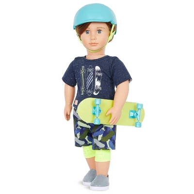 Our Generation Theodore 18" Skateboarder Boy Doll 2 Our Generation Theodore 18" Skateboarder Boy Doll - Image 2