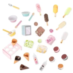 Our Generation Two Scoops Ice Cream Cart Accessory Set For 18" Dolls -Our Generation GUEST 46acbb7b 3733 420f a5df f687e6dd40bb