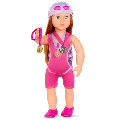 Our Generation Posable 18" Swimmer Doll - Maya 2 Our Generation Posable 18" Swimmer Doll - Maya - Image 2