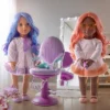 Our Generation Sitting Pretty Salon Chair Hair Styling Accessory Set For 18" Dolls