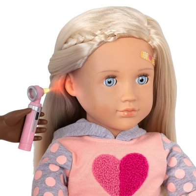 Our Generation Doctor Days Exam Table & Light-Up Otoscope Accessory Set For 18" Dolls 3 Our Generation Doctor Days Exam Table & Light-Up Otoscope Accessory Set For 18" Dolls - Image 3