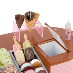 Our Generation Two Scoops Ice Cream Cart Accessory Set For 18" Dolls -Our Generation GUEST 541490ee 3a88 4d82 aeea d6003ce25d54
