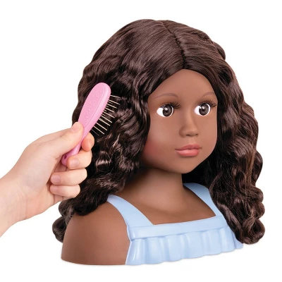 Our Generation Nessa With Accessories Styling Head Doll Brown Hair