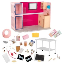 Our Generation Healthy Paws Vet Clinic Playset In Pink With Electronics For 18" Dolls -Our Generation GUEST 681b0e30 d78d 4e33 aed8 da5736e8e3a2