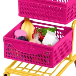Our Generation Grocery Day Shopping Cart Pink & Yellow Accessory Set For 18" Dolls 9 Our Generation Grocery Day Shopping Cart Pink & Yellow Accessory Set For 18" Dolls -Our Generation GUEST 82bccf8e 5aad 4a48 bfc3 e2ce576016de