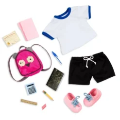 Our Generation Hally With Storybook & Accessories 18" Posable School Doll -Our Generation GUEST 9060cc1c 4ee9 4207 8231 7802a7c9eaaa