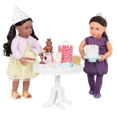 Our Generation Party Time Birthday Sweets Table Accessory Set For 18" Dolls 2 Our Generation Party Time Birthday Sweets Table Accessory Set For 18" Dolls - Image 2