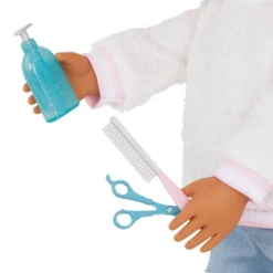 Our Generation Nastassia & Angel 18" Doll & Pet Puppy Set -Our Generation GUEST 97476023 cccd 4a1c aff9 bd62b71adca3