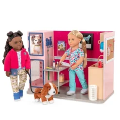 Our Generation Healthy Paws Vet Clinic Playset In Pink With Electronics For 18" Dolls -Our Generation GUEST 9cc878af a1eb 435d ba12 800c1cd471d0