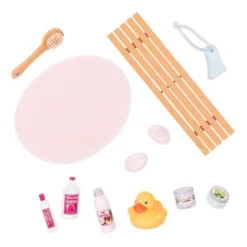 Our Generation Bath & Bubbles Bathtub Accessory Set For 18" Dolls -Our Generation GUEST a39b61ec 8fe0 419a b79d 28ada8717df5