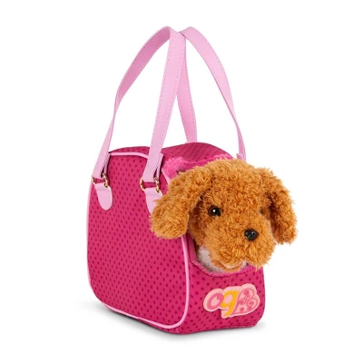 Our Generation Hop In Dog Carrier & Pet Plush Poodle For 18" Dolls 4 Our Generation Hop In Dog Carrier & Pet Plush Poodle For 18" Dolls - Image 4