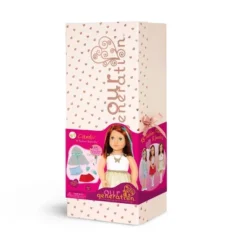 Our Generation Fashion Starter Kit In Gift Box Cambi With Mix & Match Outfits & Accessories 18" Fashion Doll