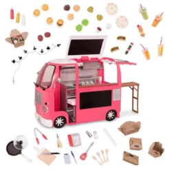 Our Generation Grill To Go Food Truck Playset With Electronics For 18" Dolls - Pink 12 Our Generation Grill To Go Food Truck Playset With Electronics For 18" Dolls - Pink -Our Generation GUEST b0b28fad 8a57 4be7 ad03 cbe0ebdc3389