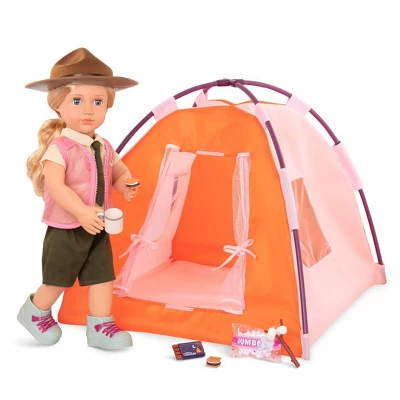 Our Generation Tent & Camping Set For 18" Dolls - All Night Campsite 1 Our Generation Tent & Camping Set For 18" Dolls - All Night Campsite