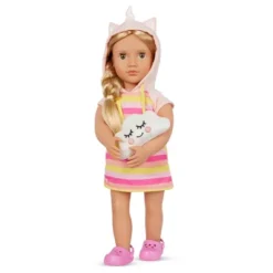 Our Generation Rainbow Unicorn Pajama Outfit For 18" Dolls