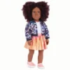 Our Generation Bloomy Blossom Floral Jacket & Skirt Outfit For 18" Dolls