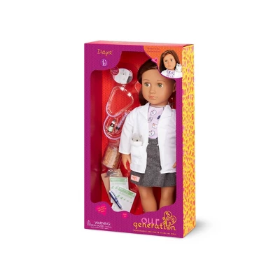 Our Generation Daya With Plush Hamster 18" Pet Care Vet Doll 5 Our Generation Daya With Plush Hamster 18" Pet Care Vet Doll - Image 5