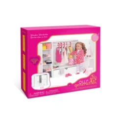 Our Generation Wooden Wardrobe - Closet For 18" Dolls -Our Generation GUEST dfbf42c4 a38c 41d1 8095 5239b9585369