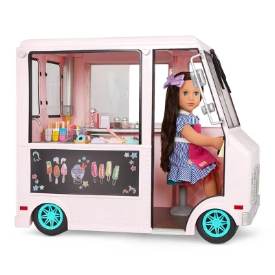 Our Generation Sweet Stop Ice Cream Truck - Pink 5 Our Generation Sweet Stop Ice Cream Truck - Pink - Image 5