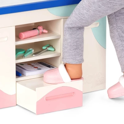 Our Generation Doctor Days Exam Table & Light-Up Otoscope Accessory Set For 18" Dolls 5 Our Generation Doctor Days Exam Table & Light-Up Otoscope Accessory Set For 18" Dolls - Image 5